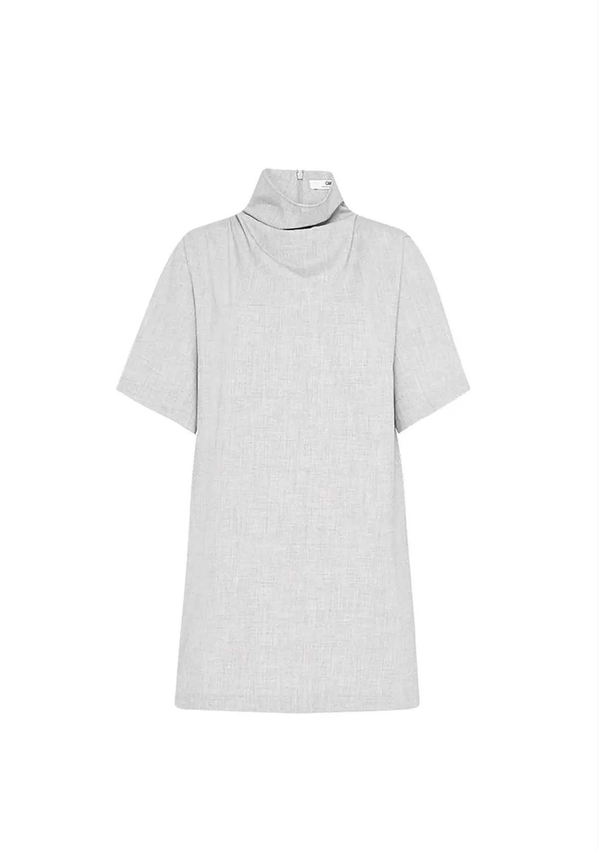 Camilla & Marc Theo Relaxed Mini Dress in Grey Melange Size 14 - Image 6