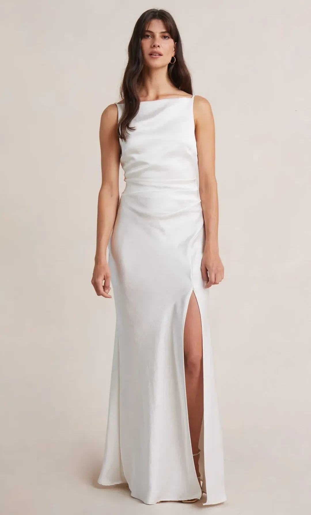 Bec & Bridge The Dreamer Maxi Dress Ivory Size 6 for rent on The Volte - main image