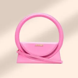 Jacquemus Le Sac Rond Shoulder Bag Pink for rent on The Volte - image 1