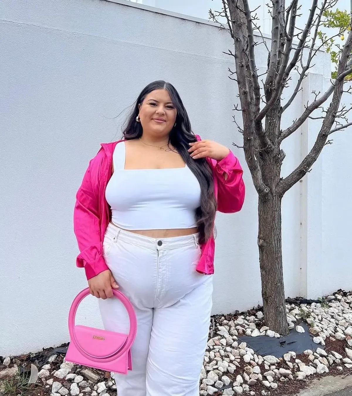 Jacquemus Le Sac Rond Shoulder Bag Pink - Image 3