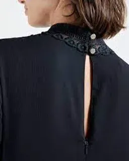 Ted Baker Georrgi Embroidered Mini Dress Navy Size 4 for rent on The Volte - image 4