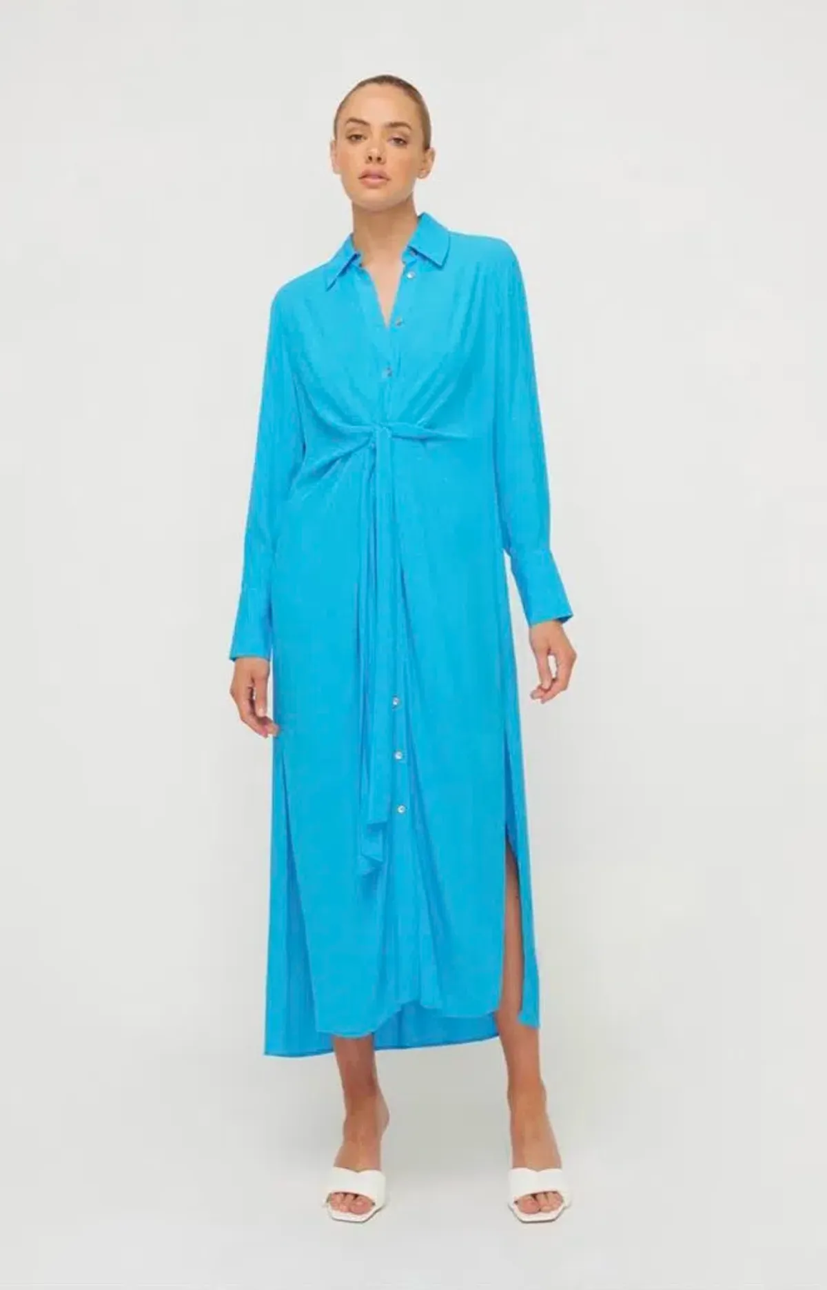 Sheike Paradiso Dress Blue Size 14 - Image 6