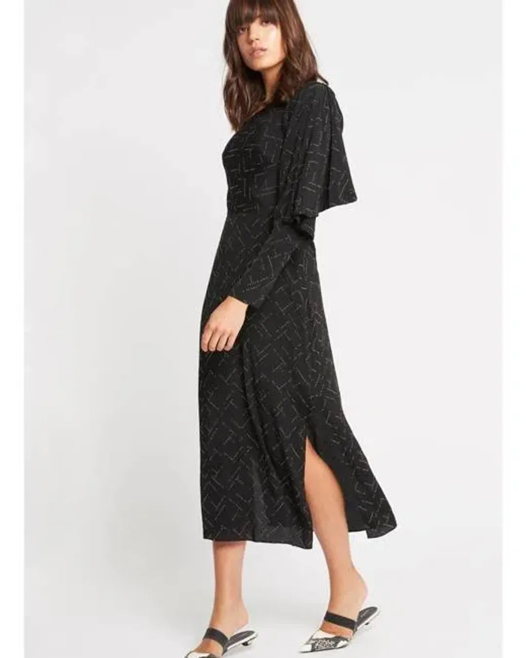 Sass & Bide Space Oddity One Shoulder Dress Black Size 14 for rent on The Volte - main image