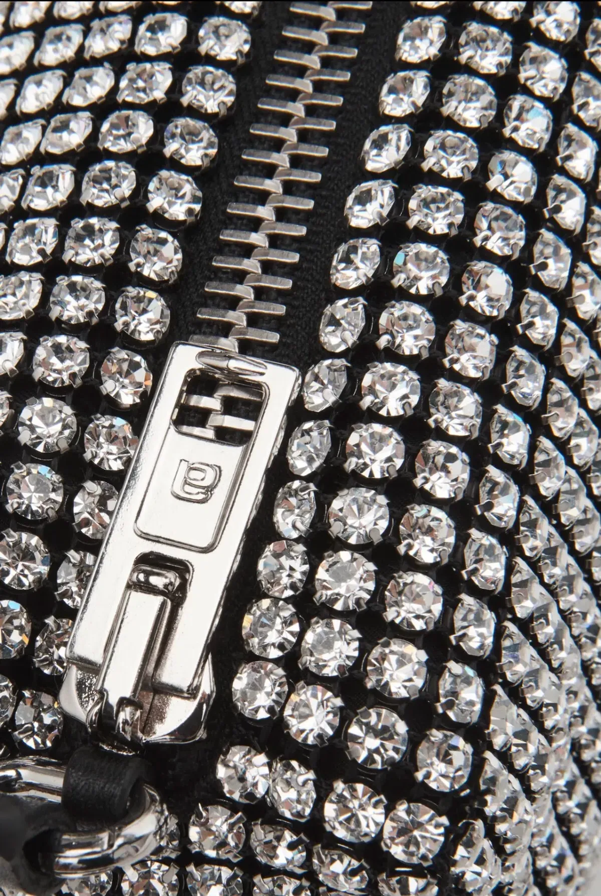 Alexander Wang Heiress Pouch in Rhinestone Mesh - Image 3