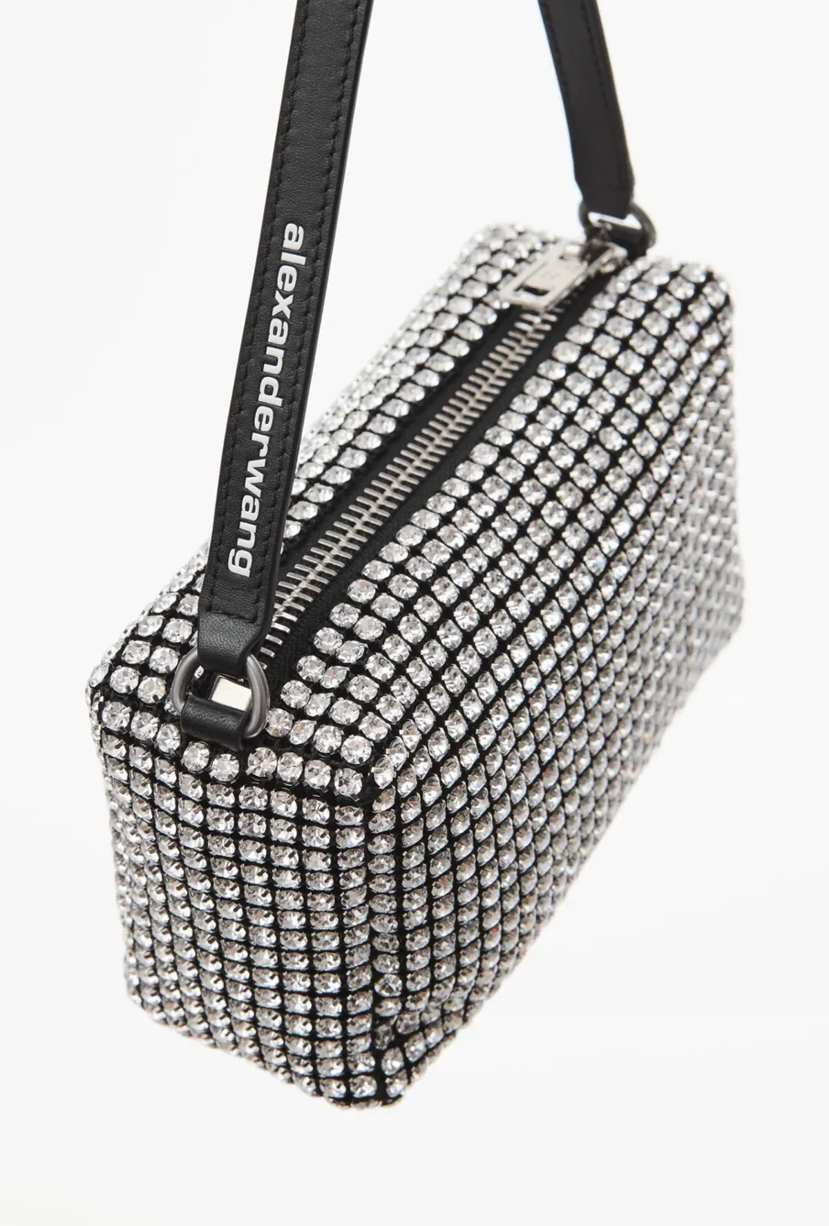 Alexander Wang Heiress Pouch in Rhinestone Mesh - Image 1
