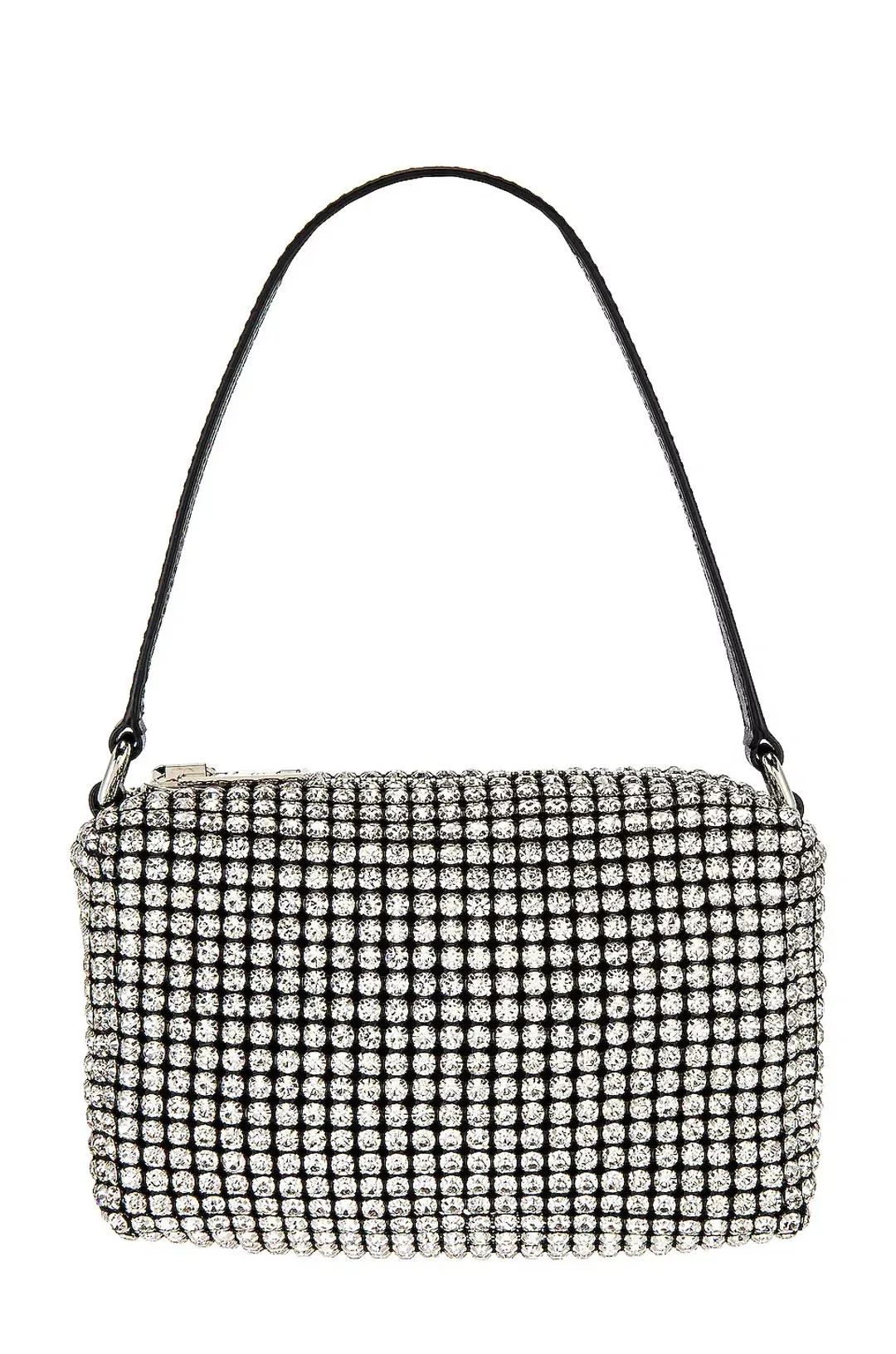 Alexander Wang Heiress Pouch in Rhinestone Mesh for rent on The Volte - main image