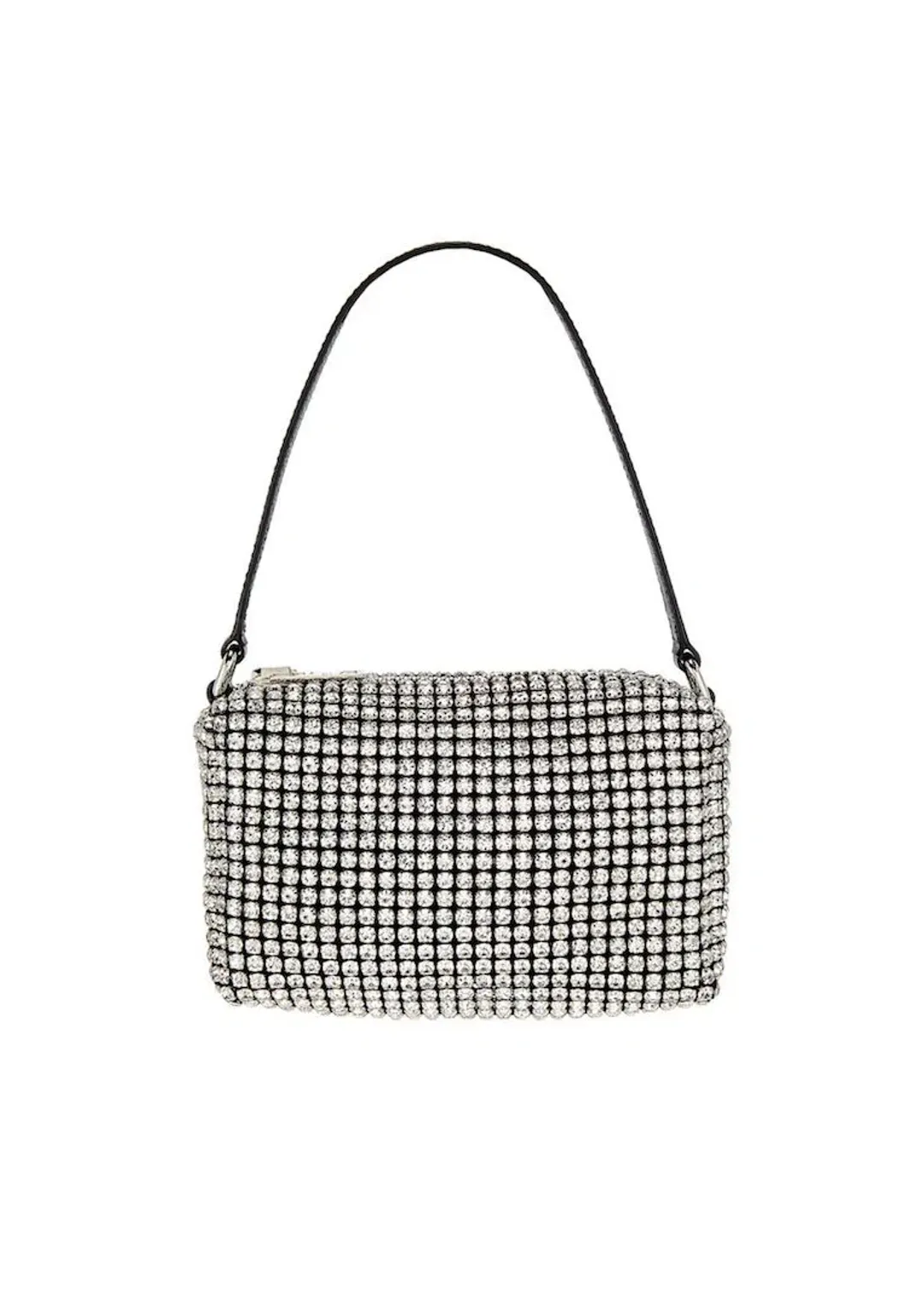 Alexander Wang Heiress Pouch in Rhinestone Mesh for rent on The Volte - main image