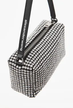 Alexander Wang Heiress Pouch in Rhinestone Mesh for rent on The Volte - image 3