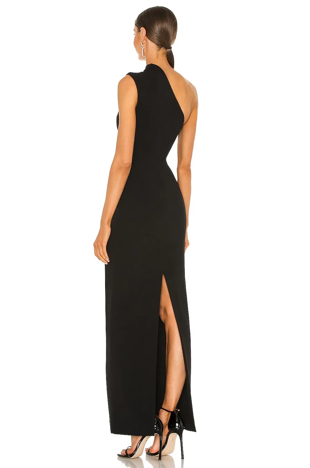 Solace London Krista Maxi Dress Black Size 8 for rent on The Volte - main image