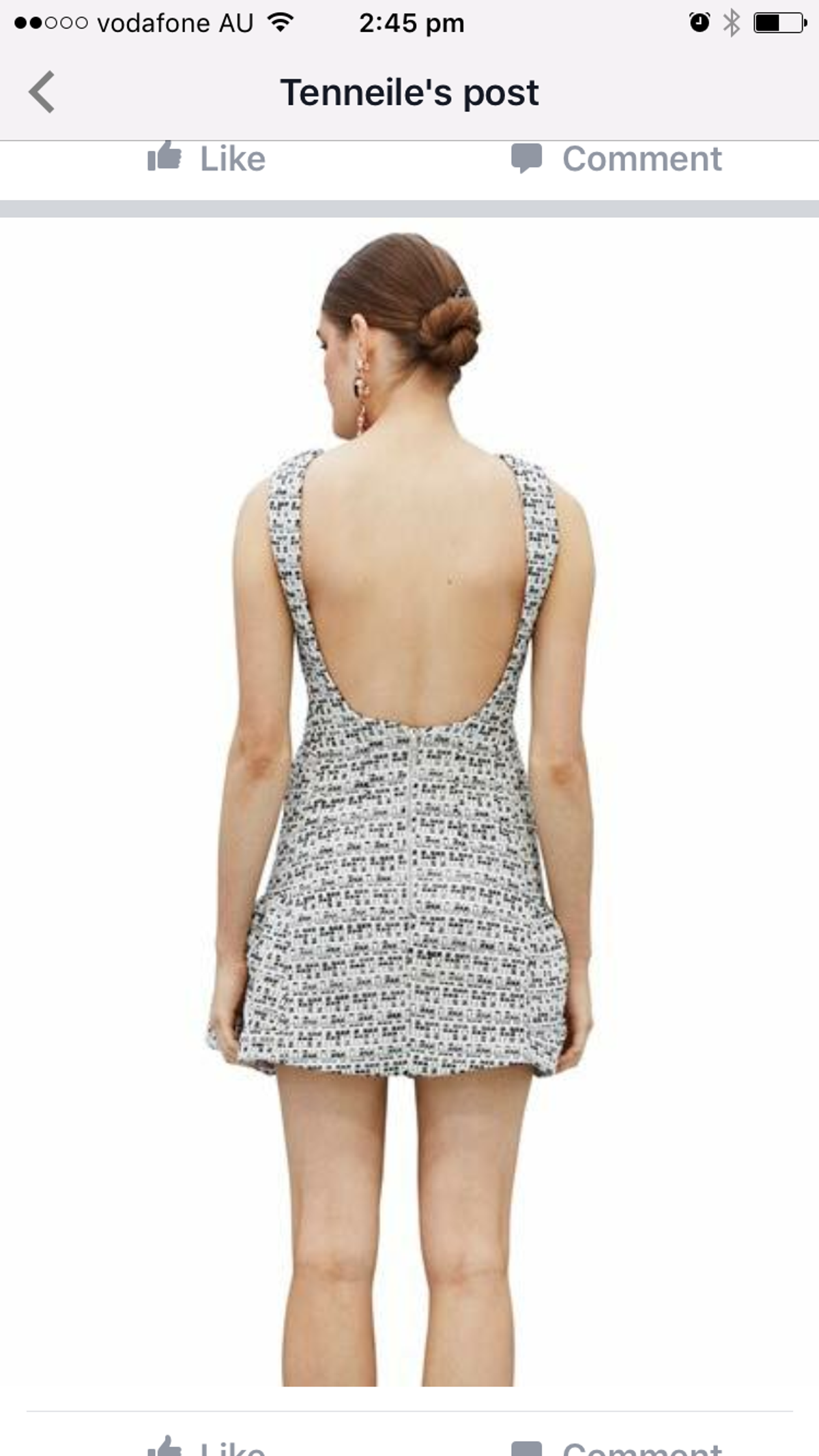 By johnny Marthe lace elastic frill mini dress - Image 6
