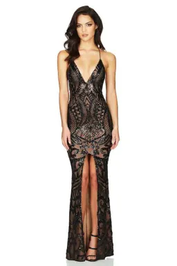 Nookie Mon Cherie Gown Black Size 8 for rent on The Volte - image 3