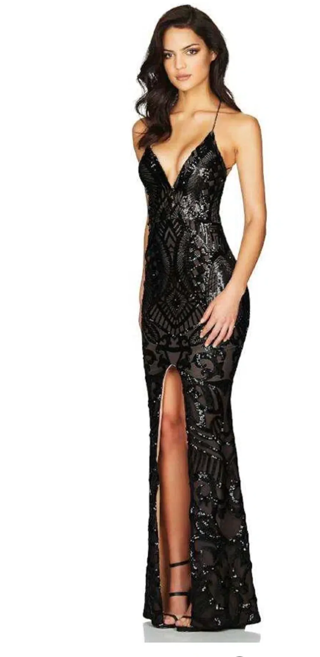 Nookie Mon Cherie Gown Black Size 8 for rent on The Volte - main image