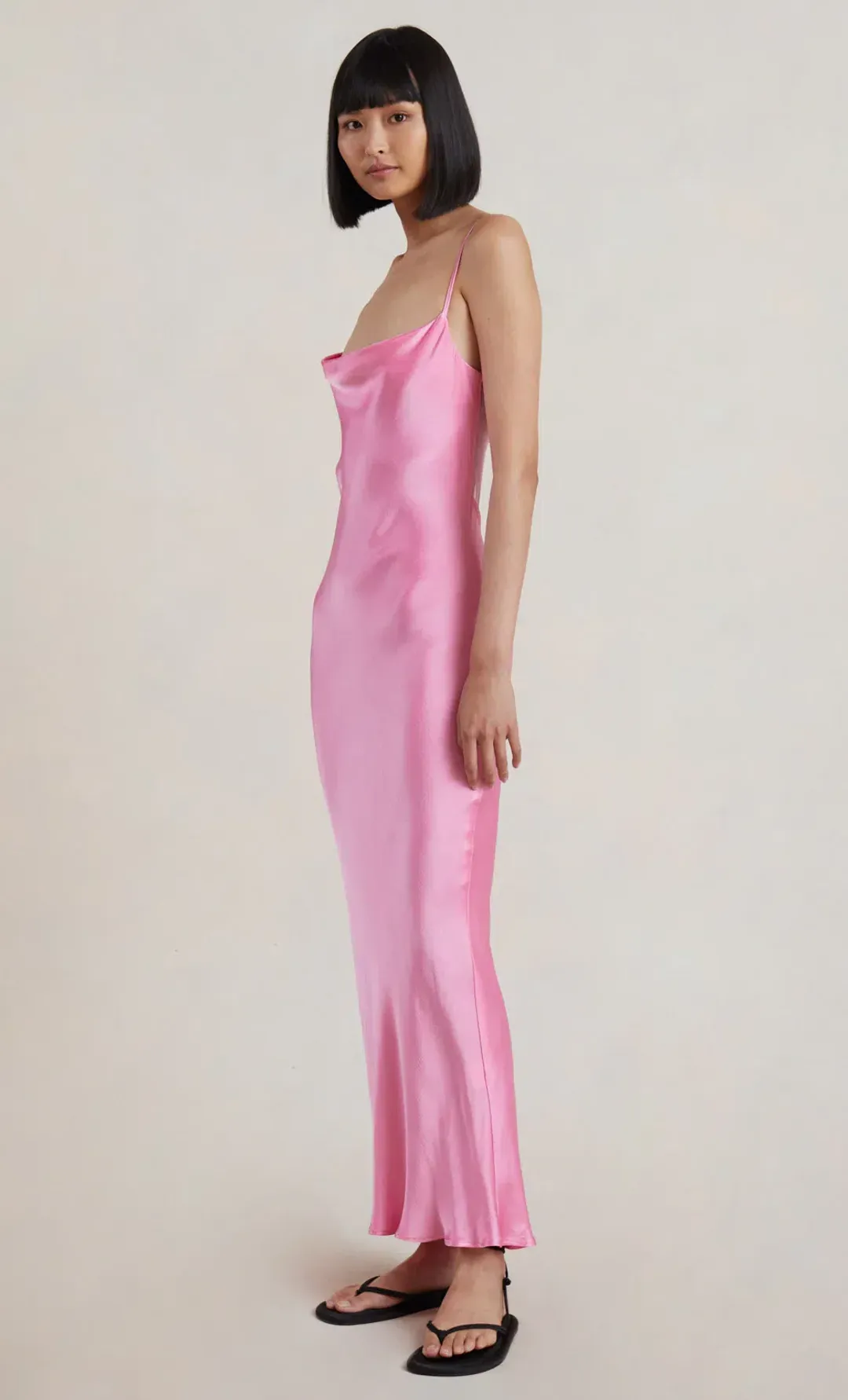 Bec & Bridge Malyka Maxi Dress Candy Pink Size 8 for rent on The Volte - main image