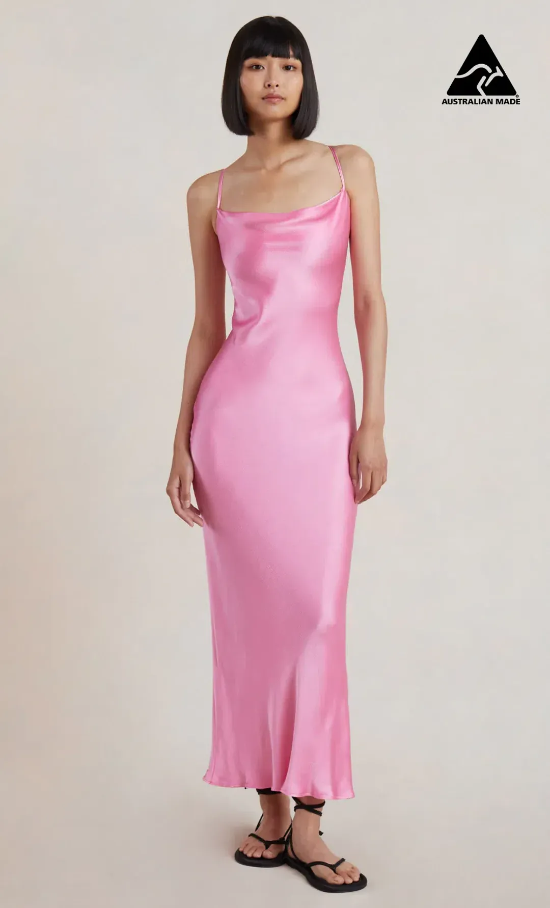 Bec & Bridge Malyka Maxi Dress Candy Pink Size 8 for rent on The Volte - main image