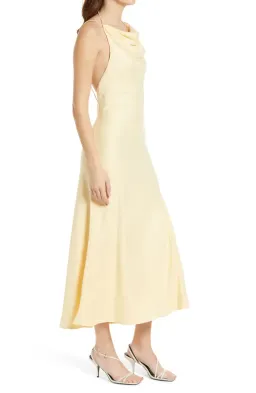 Misha Dawn Halter Dress Italian Straw Size 6 for rent on The Volte - image 2