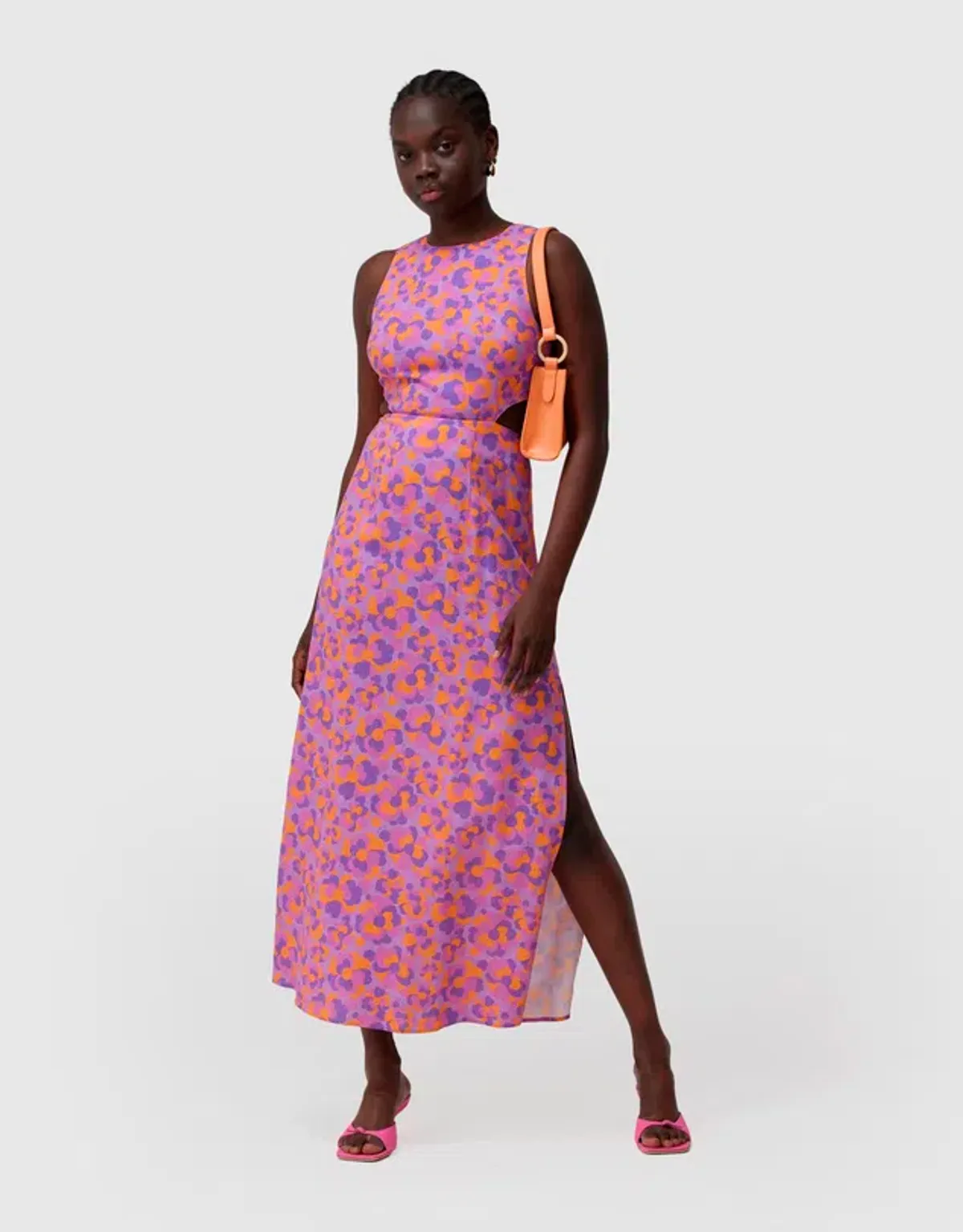 The Wolf Gang Audrey Cut Out Maxi Dress Tropics Size 10 - Image 1