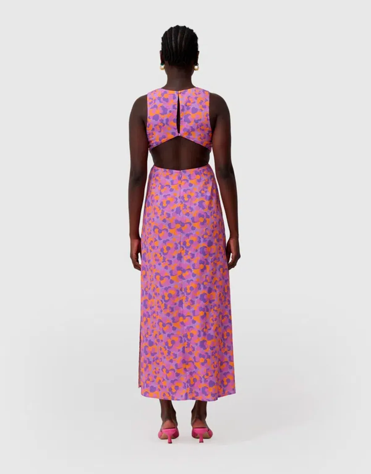 The Wolf Gang Audrey Cut Out Maxi Dress Tropics Size 10 - Image 3