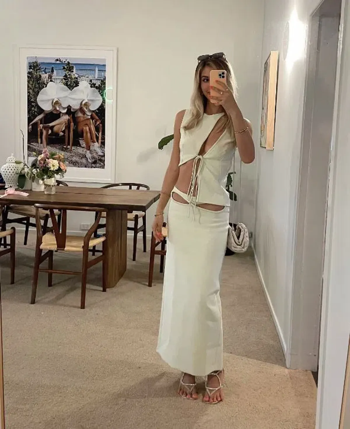 Christopher Esber Broken Infinity Top & Infinity Pelvis Skirt Mint Size 6 - Image 5