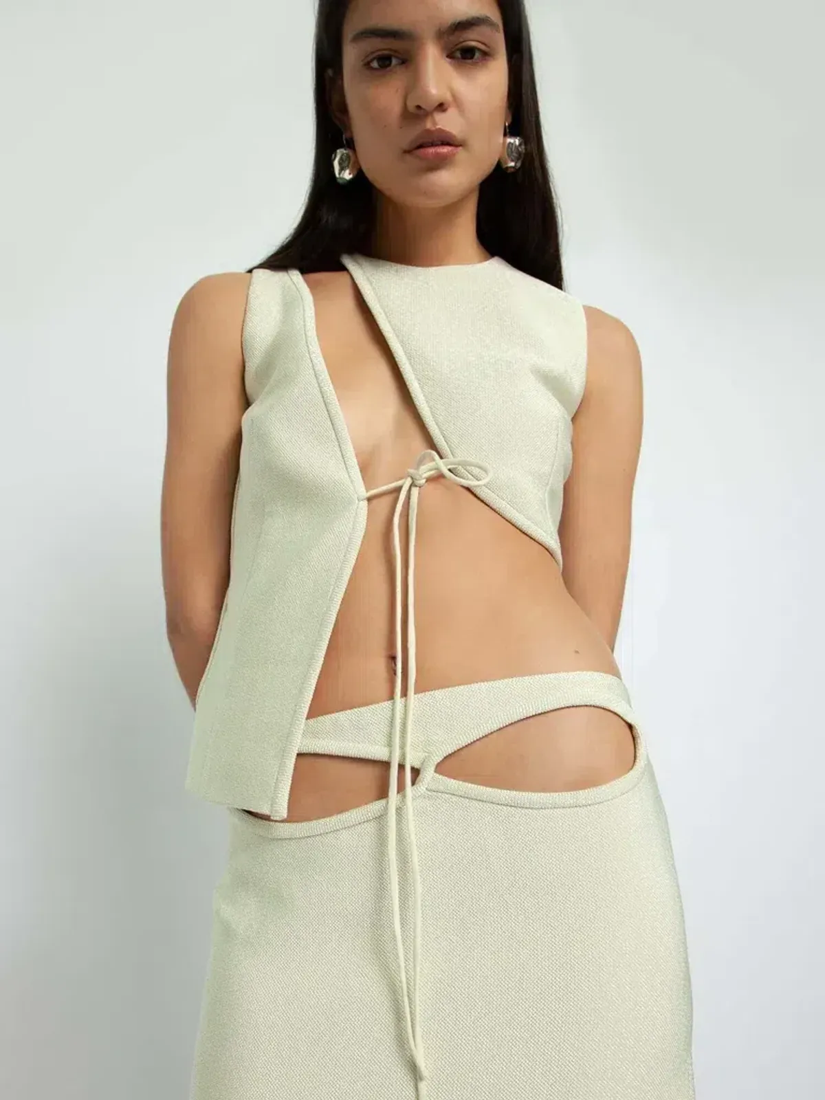 Christopher Esber Broken Infinity Top & Infinity Pelvis Skirt Mint Size 6 - Image 2