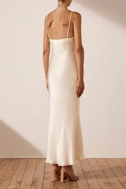Shona Joy La Lune Bias Slip Dress Cream Size 6 for rent on The Volte - image 3