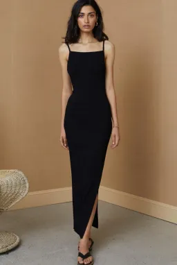 Bec & Bridge Lady Lila Midi Dress Black Size 14 for rent on The Volte - image 1