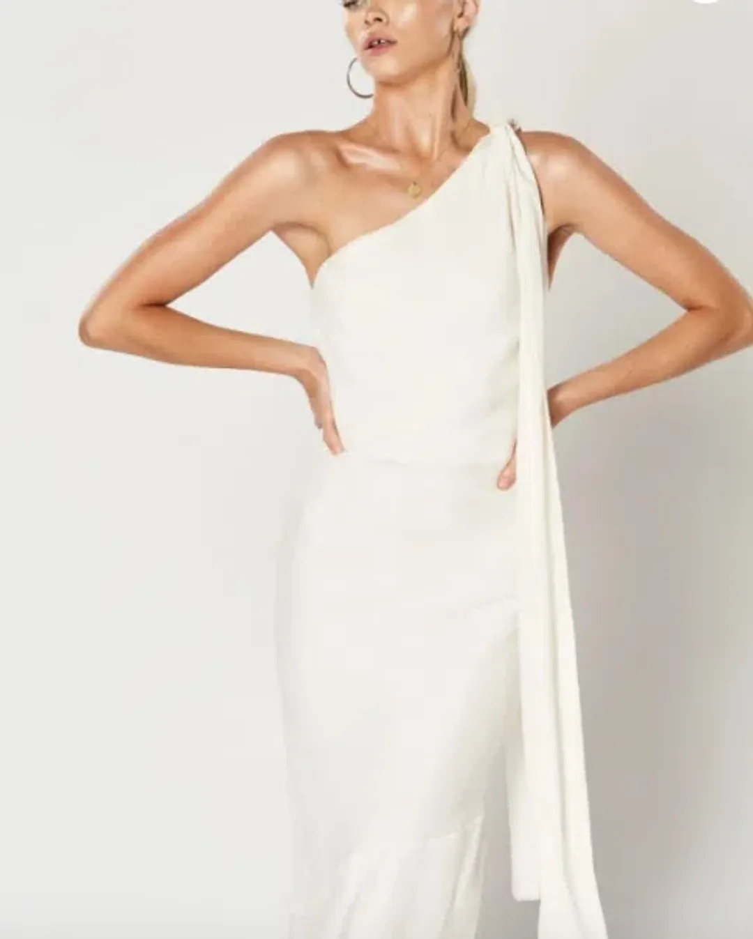 Winona Infinity Maxi Dress White Size 4 for rent on The Volte - main image