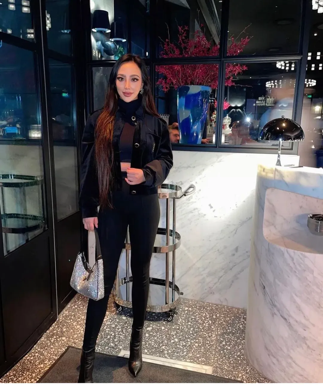 Prada Satin Mini Bag with Crystals for rent on The Volte - main image