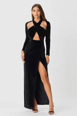 Bianca & Bridgett Wynter Dress Black Size 6 for rent on The Volte - image 1