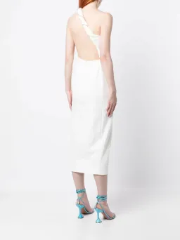 Rachel Gilbert Claudio Midi Dress Ivory Size AU 8 for rent on The Volte - image 3
