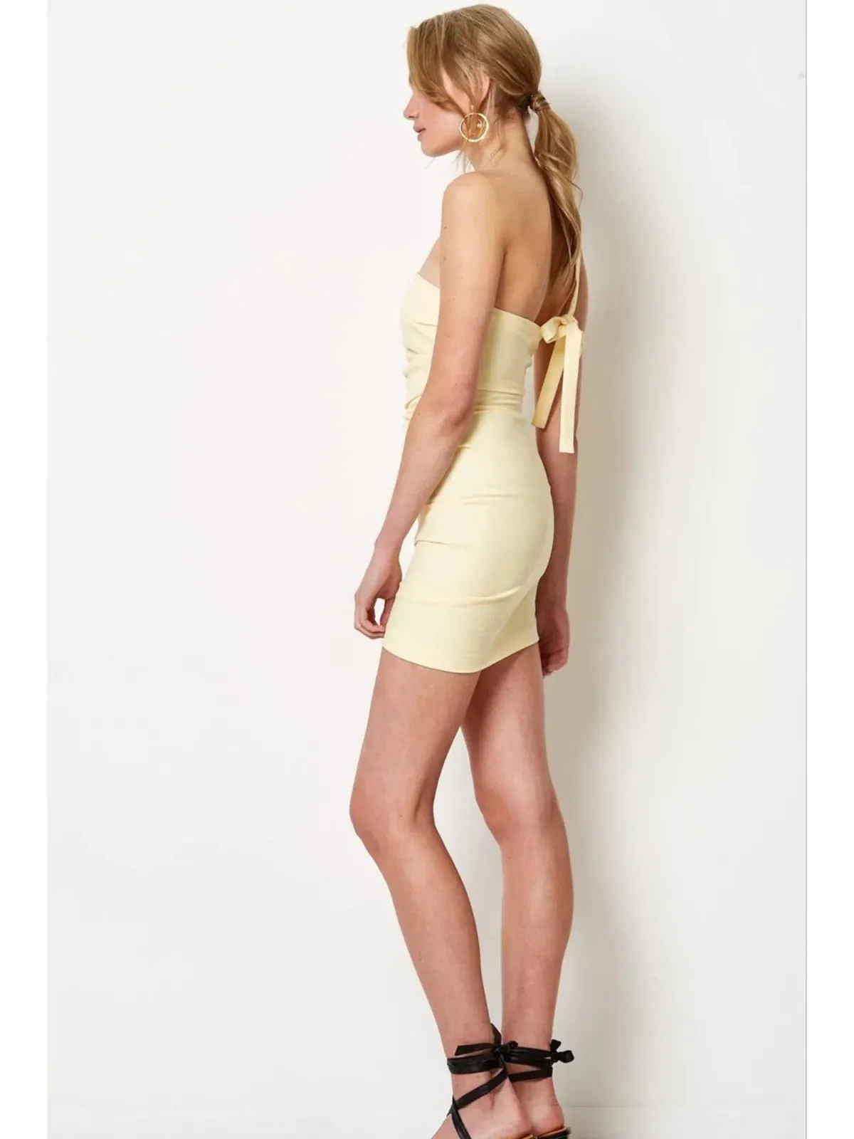 Bec & Bridge Bonita Tie Dress Butter Size AU 6 - Image 3