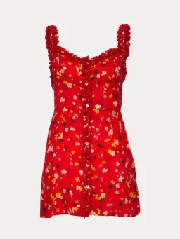 Realisation Par Julia Dress Rouge Fleur Size 10 for rent on The Volte - image 3
