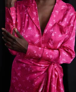 Acler Evanston Dress Fuchsia Size 6 for rent on The Volte - image 5