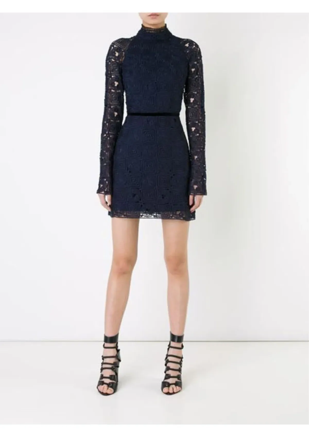 Manning Cartell Square Limits Mini Dress Navy Size 10 - Image 1