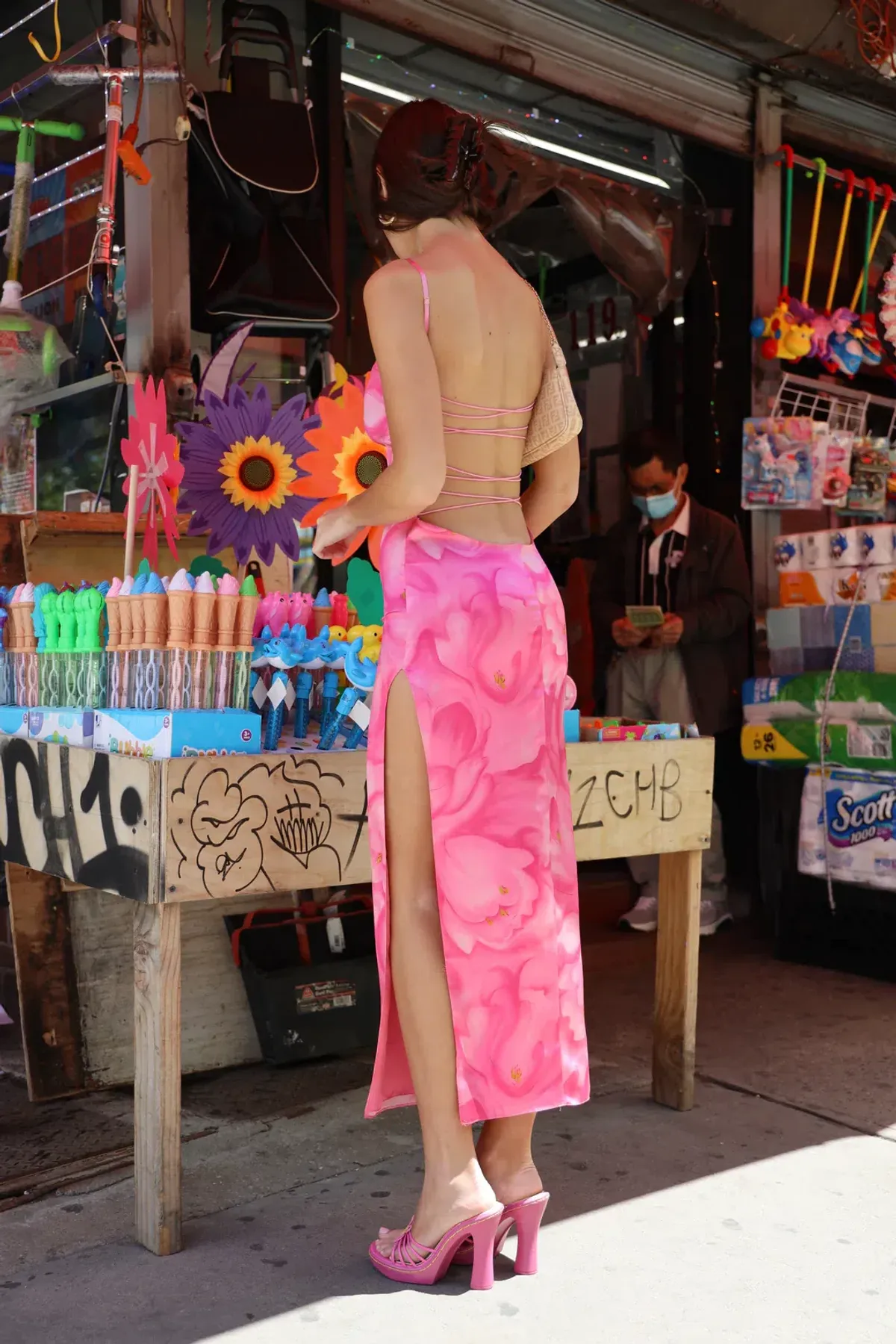 Mirror Palais S&M Dress Pink Tulip Size XS / AU 6 - Image 3