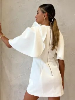 Acler Gwynne Dress Cream Size 8 for rent on The Volte - image 3