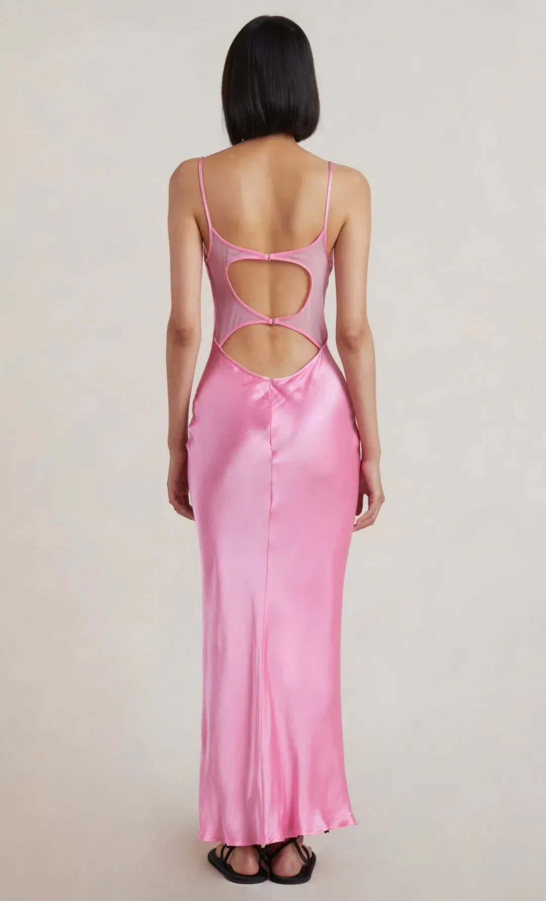 Bec & Bridge Malyka Maxi Dress Candy Pink Size 6 for rent on The Volte - main image
