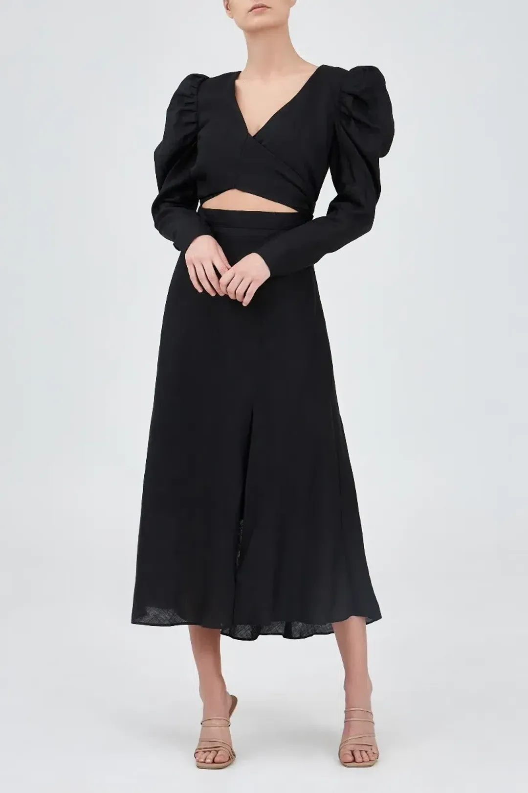 Keepsake the Label I Know Midi Dress Black Size 8 for rent on The Volte - main image