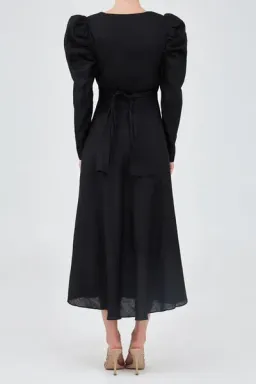 Keepsake the Label I Know Midi Dress Black Size 8 for rent on The Volte - image 3
