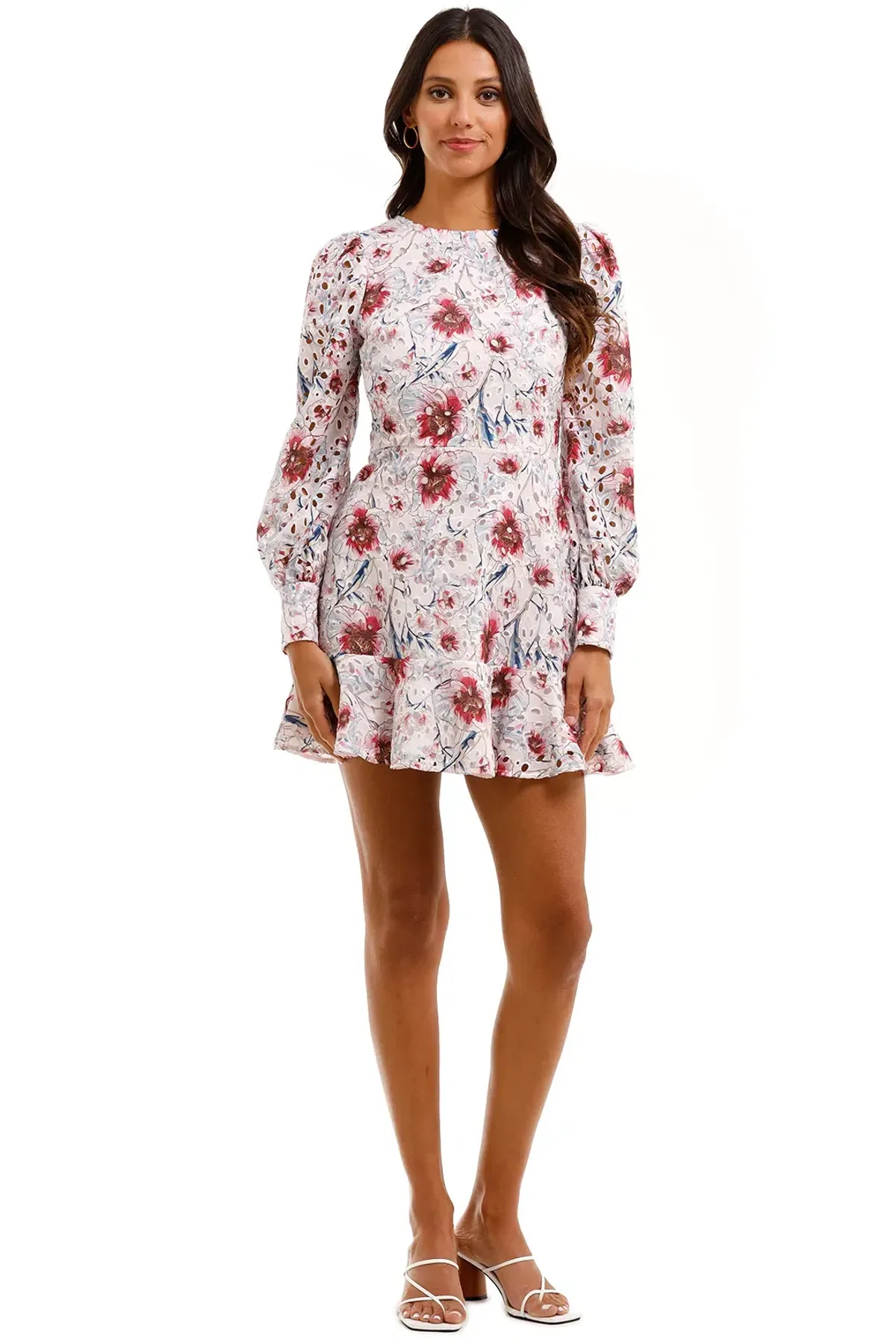 Talulah Bonita LS Mini Dress Casablanca Print Size 10 - Image 1
