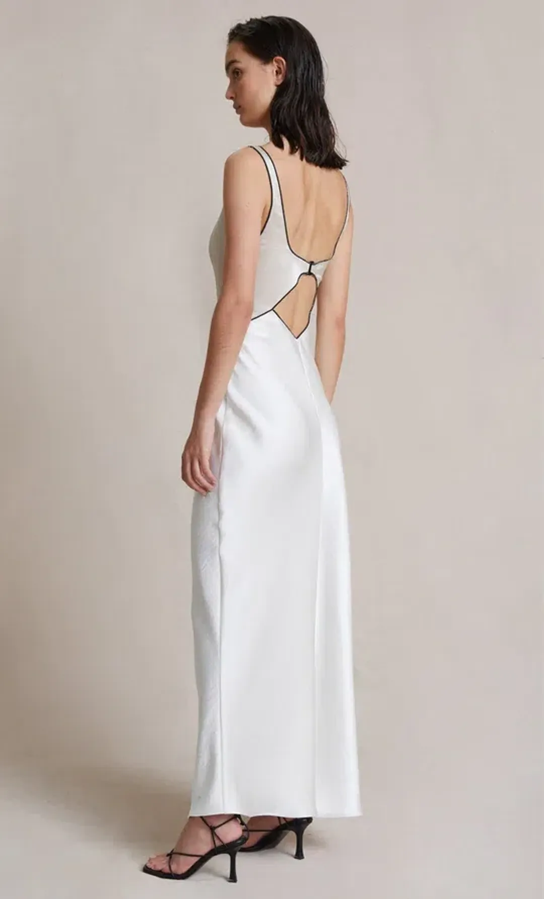 Bec & Bridge Sandy Maxi Dress Ivory Size 6 for rent on The Volte - main image