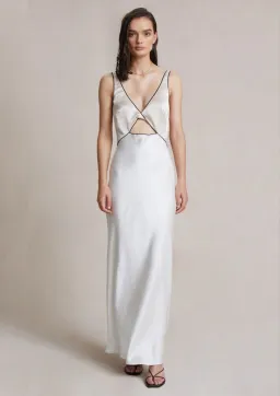 Bec & Bridge Sandy Maxi Dress Ivory Size 6 for rent on The Volte - image 1