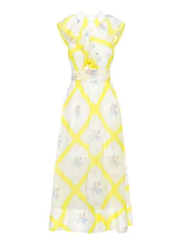 Alice McCall LA Girl Midi Dress Citrus Size 6 for rent on The Volte - image 6