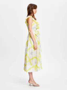 Alice McCall LA Girl Midi Dress Citrus Size 6 for rent on The Volte - image 5