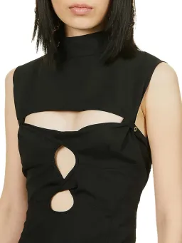 Jacquemus La Robe Palmi Maxi Dress Black Size 38 for rent on The Volte - image 2