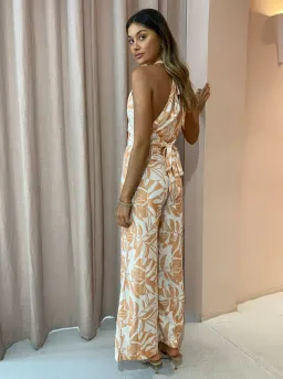 Issy Reflection Jumpsuit Paradise Print Size 6 for rent on The Volte - image 3