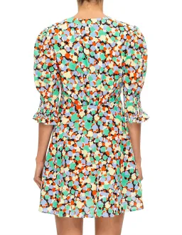 Rixo Juni 80s Micro Shell Dress Print Size 6 for rent on The Volte - image 3