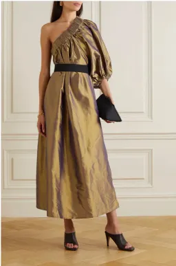 ARTCLUB Aster Dress Bronze One Size for rent on The Volte - image 1
