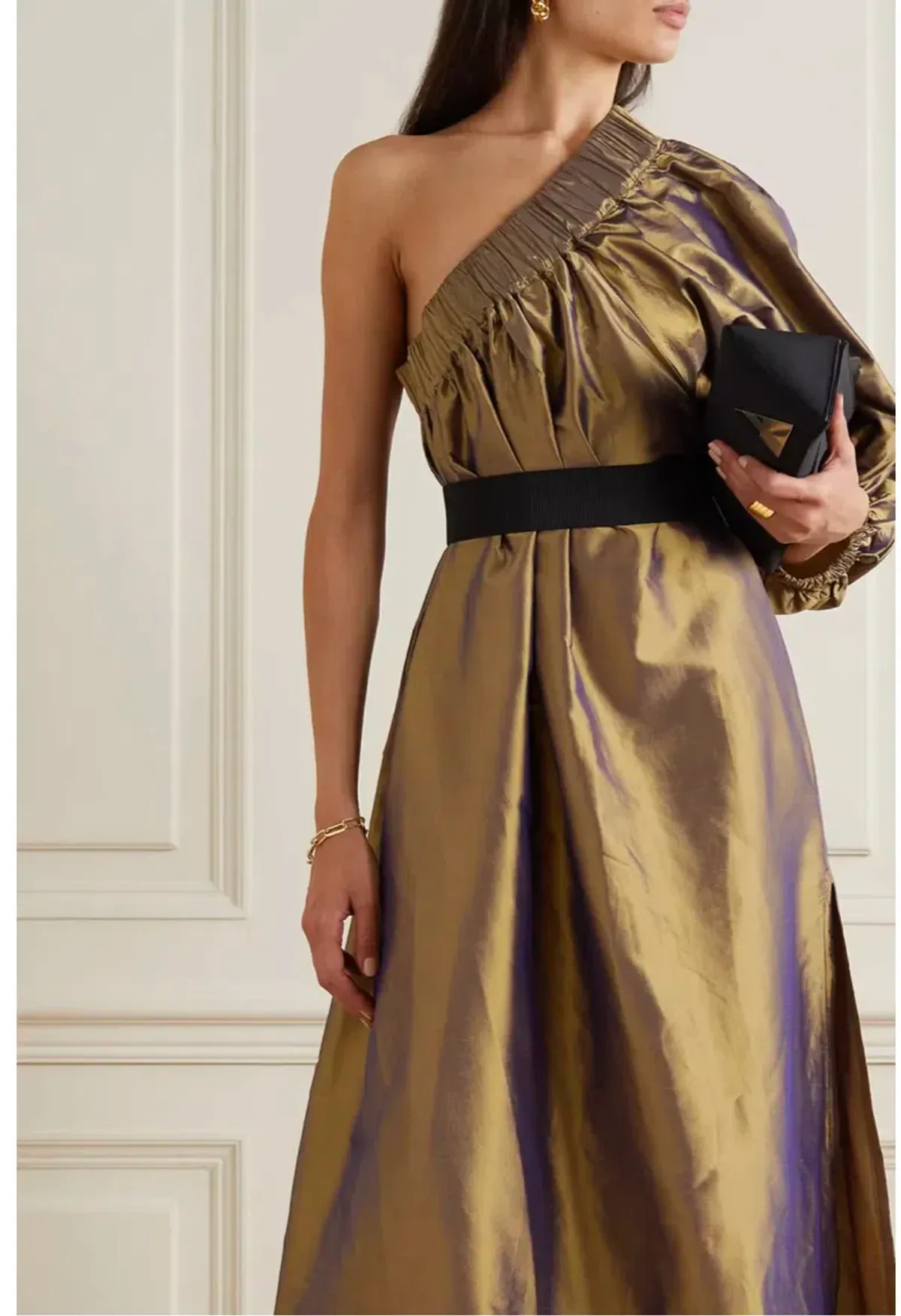 ARTCLUB Aster Dress Bronze One Size - Image 2
