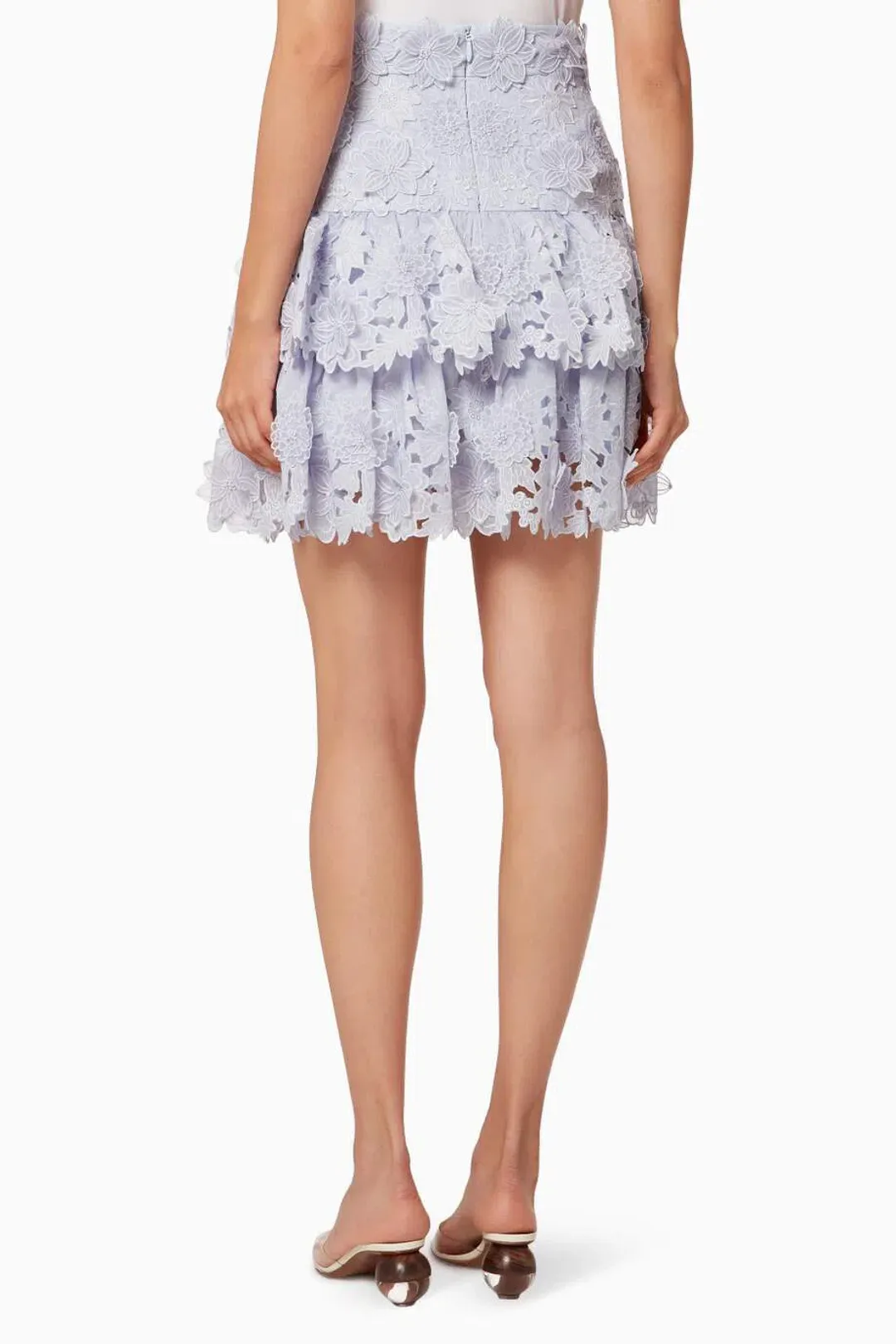 Zimmermann The Lovestruck Miniskirt Periwinkle Size 3 for rent on The Volte - main image