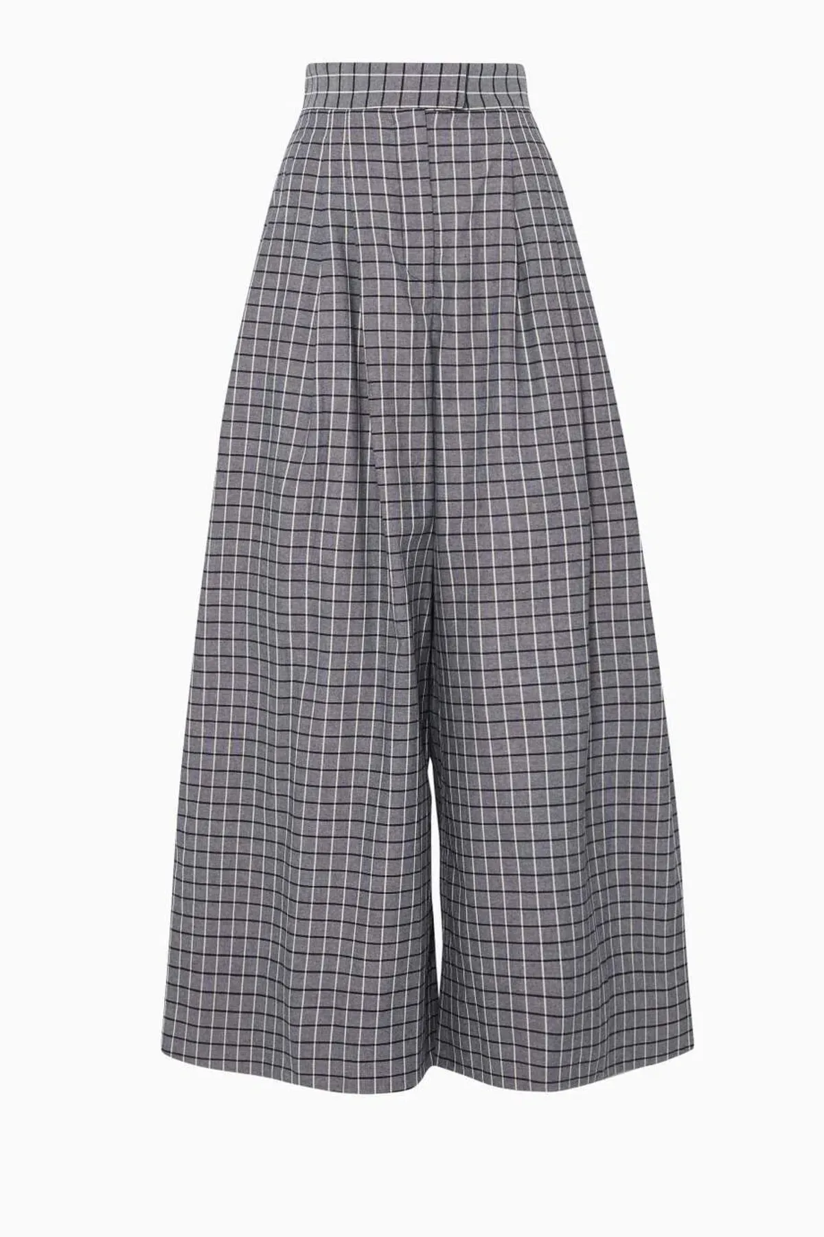 Acler Cunningham Pants Grey Check Print Size AU 6 - Image 5